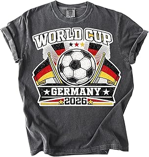 Germany Soccer Fan Graphic T-Shirt Vintage Style