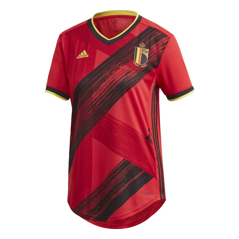 Women's Belgium Home Soccer Jersey - Red
