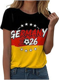 Women's Soccer Jersey Loose Fit Short Sleeve T-Shirt