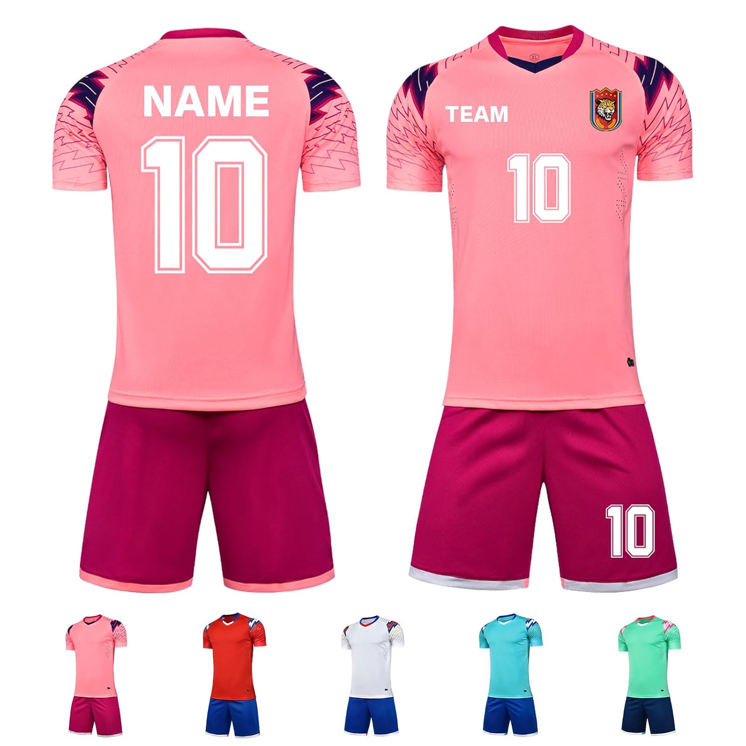 Custom Soccer Jersey for Men Women Kids - Personalized Name Number Logo
