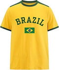 Men's Graphic Print Soccer Jersey Tee Streetwear Top