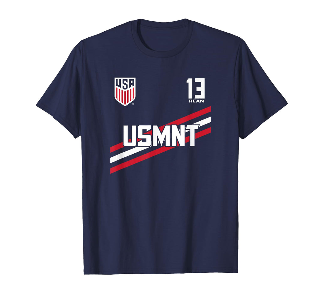Navy USMNT Tim Ream 13 Soccer T-Shirt