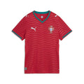 Women's Portugal Home Crew Neck Short Sleeve Soccer Jersey