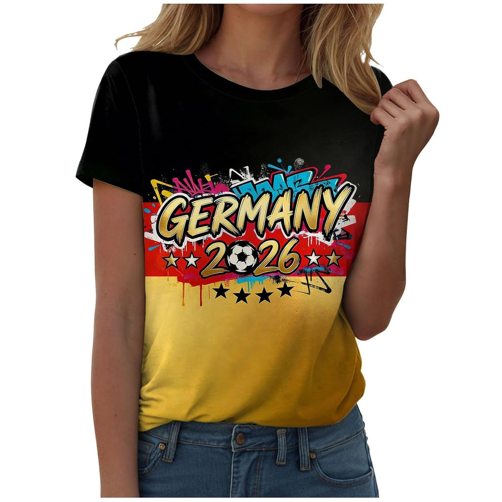 Women's World Cup Soccer Jersey 2026 - Short Sleeve Graphic Tee