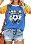 Women's Soccer Jersey Short Sleeve Graphic Tee