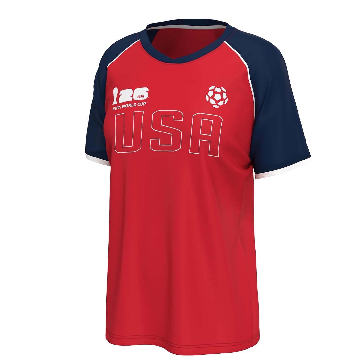 Women's 2026 World Cup Soccer Raglan Sleeve Jersey