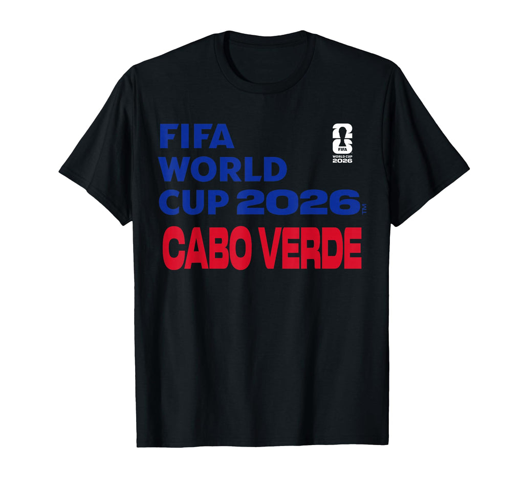 Cabo Verde World Cup 26 Block Letters T-Shirt