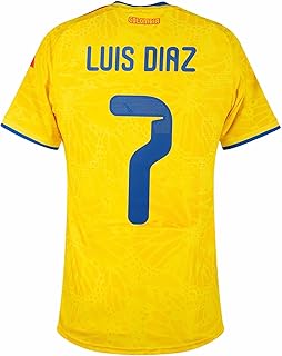 Colombia 26/27 Home Soccer Jersey - Luis Diaz #7, Lightweight Cloth
