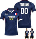Custom Soccer Jersey with Name & Number, Breathable Cloth, Fan Style Gift