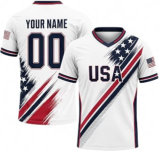 Personalized Soccer Jersey 2026, Team Shirt for Men Women Kids, Country Style Fan Jersey