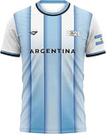 Argentina Soccer Jersey – Breathable Lightweight Supporter Tee for Game Day & Training