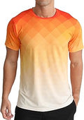 Men's Quick Dry Performance Soccer Jersey Short Sleeve Athletic T-Shirt