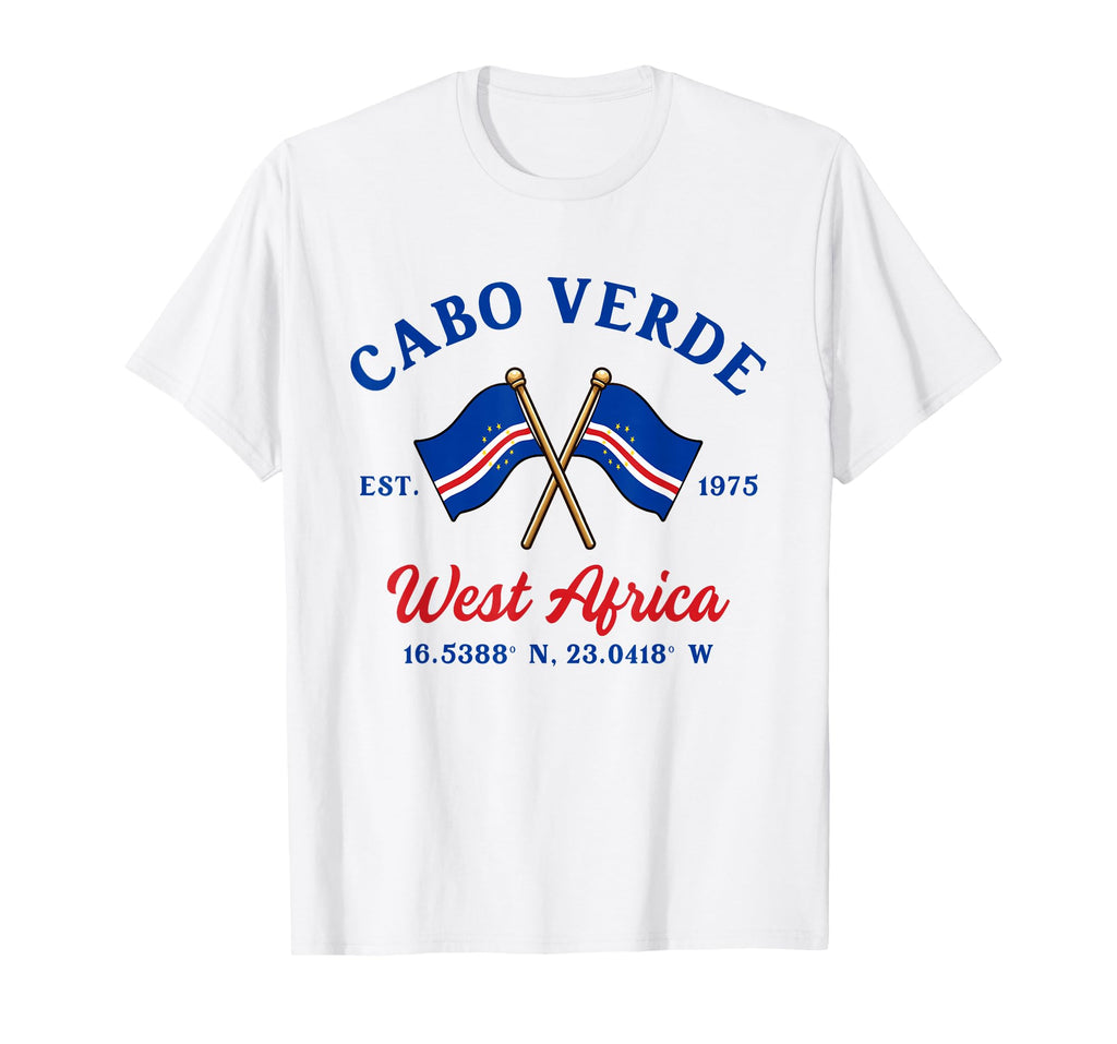 Cabo Verde Root Cross Flag T-Shirt