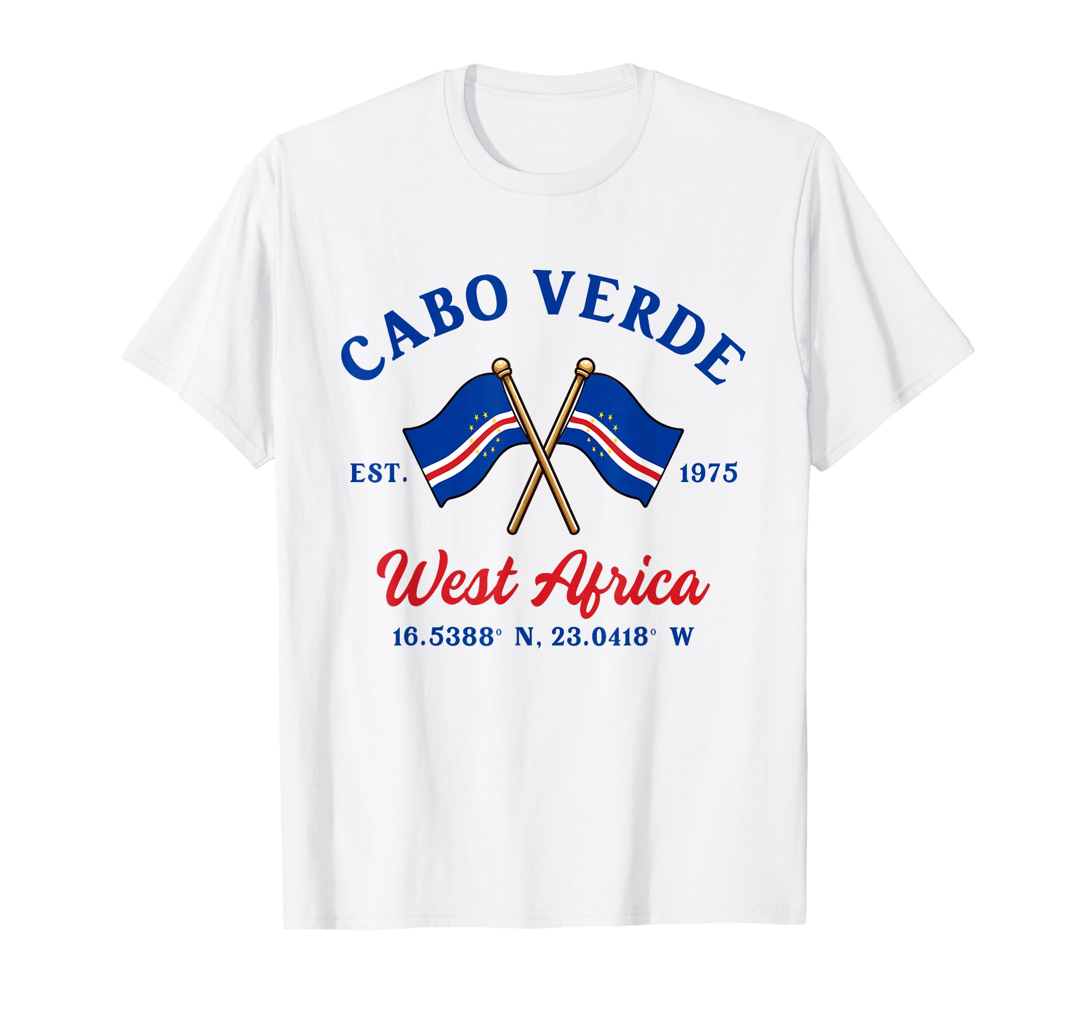Cabo Verde Root Cross Flag T-Shirt