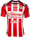 Mens Chivas Home Jersey - Short Sleeve Collared Soccer Top