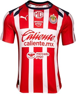 Mens Chivas Home Jersey - Short Sleeve Collared Soccer Top