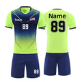 Custom Kids & Adults Soccer Jersey Set with Name, Number & Team Logo