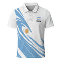 Men's Short Sleeve Novelty Polo Shirt Moisture Wicking Casual Top
