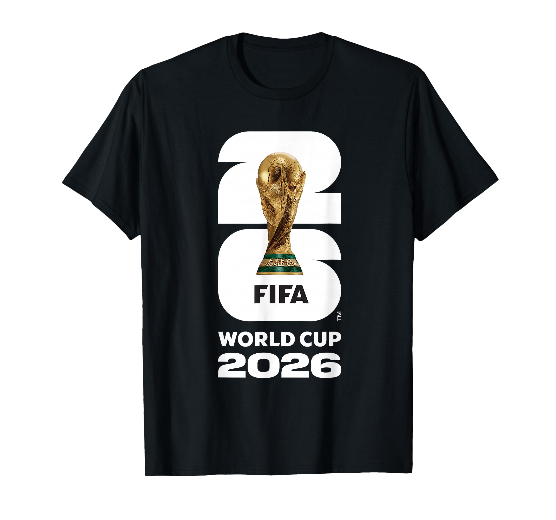 FIFA World Cup 26 Gold Trophy Tee Shirt for Men and Women