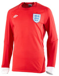 England Away Long Sleeve Soccer Jersey 10/11