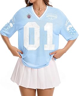 Y2K Graphic Tee Oversized Soccer Jersey Streetwear for Women