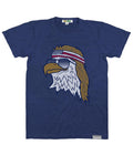 Men's Patriotic Graphic Tee - USA American Flag Soccer Jersey Style Cloth Shirt