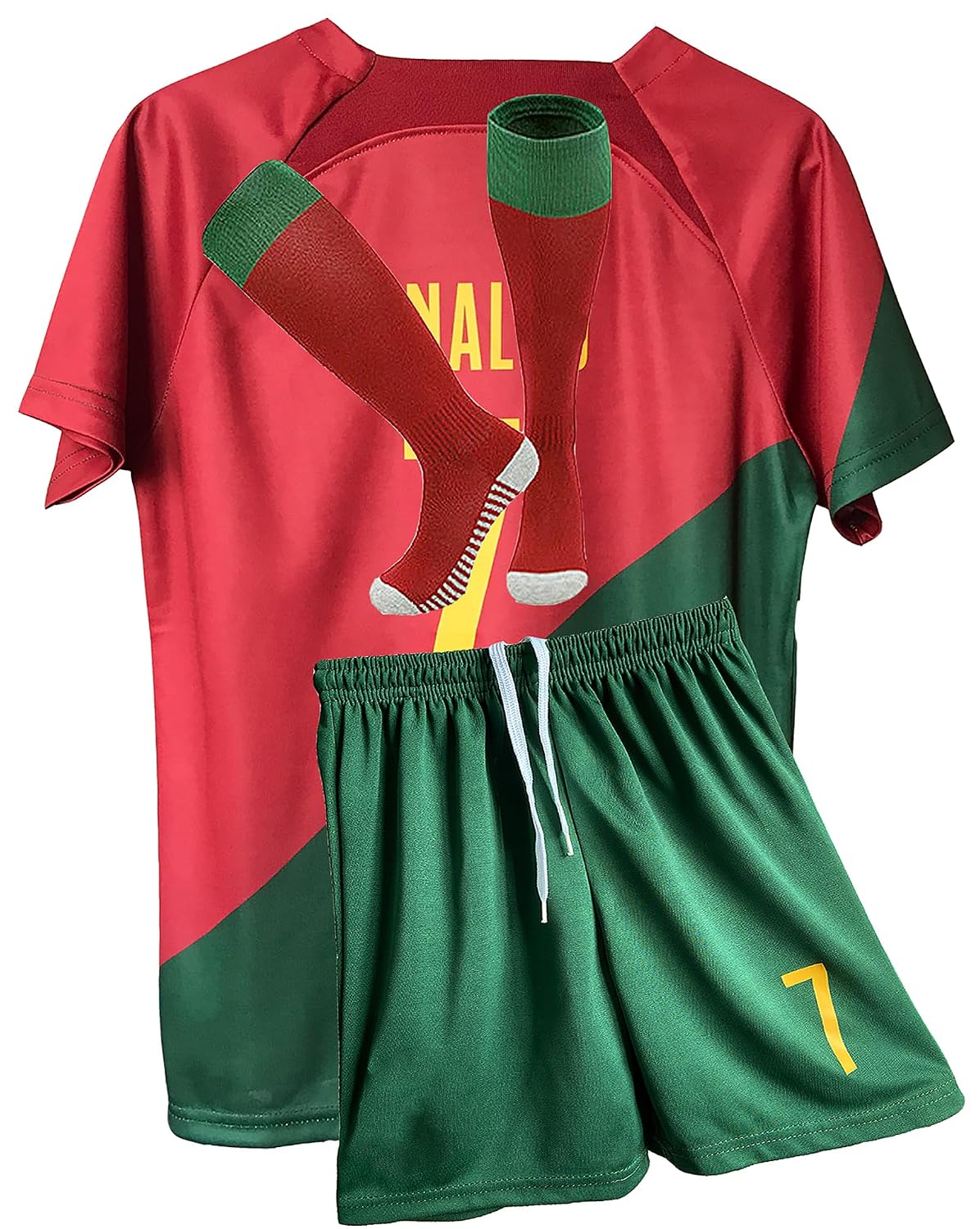 Boys Youth Soccer Jersey Training Uniform Kit Set