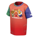 World Cup Mascot Short Sleeve Soccer Jersey Top
