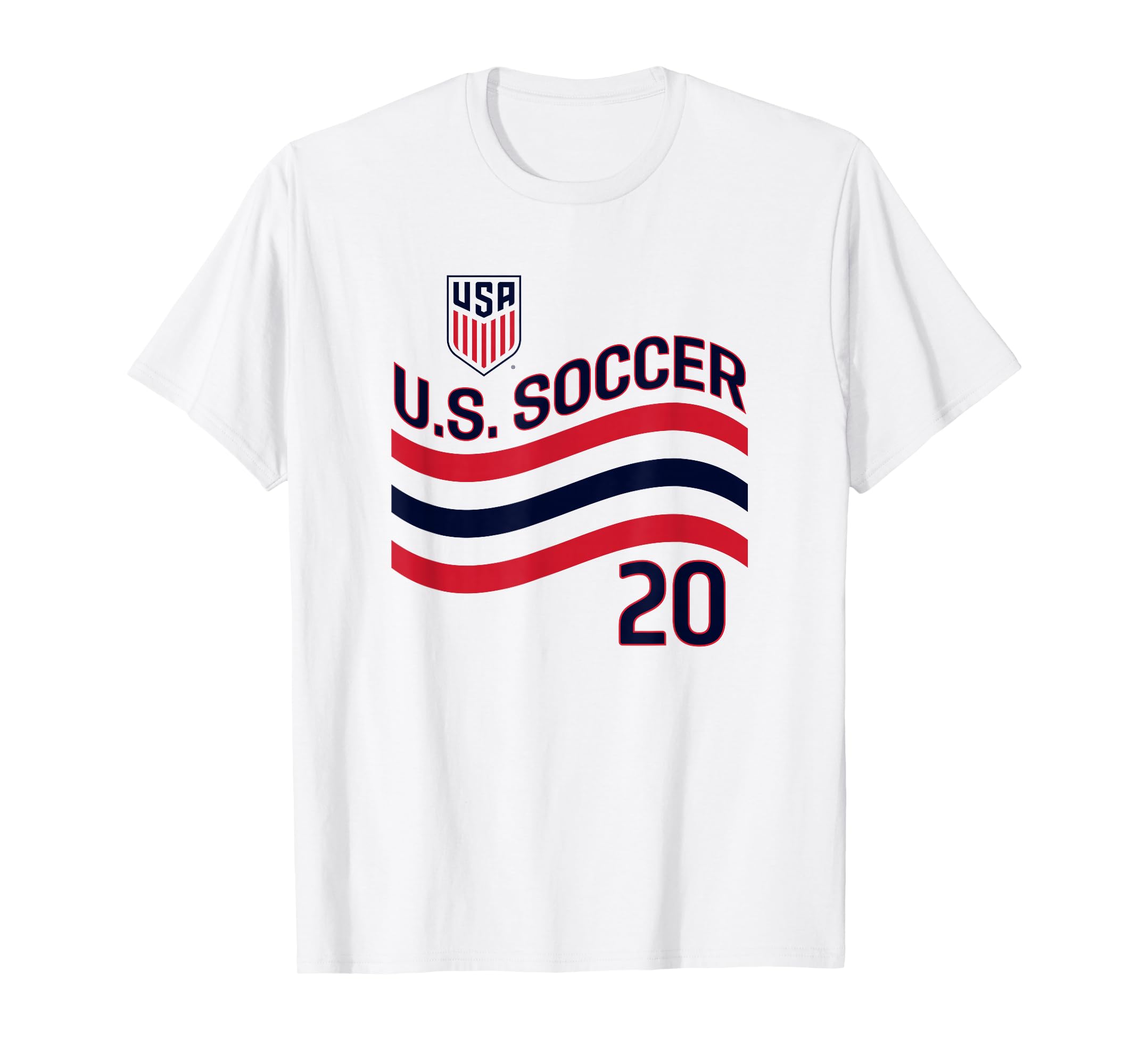 USMNT Folarin Balogun 20 White Soccer T-Shirt