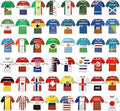 48-Piece International Soccer Flag Bunting Banner for World Cup Theme