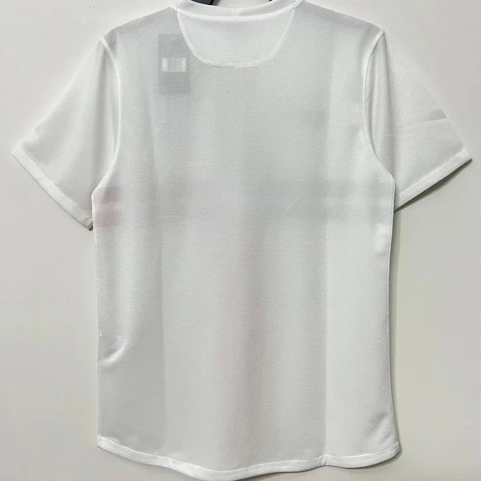 2012 Portugal Away White Retro Soccer Jersey Back