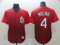 Men's St. Louis Cardinals Yadier Molina #4 Red Fashion Stitched Jerseys