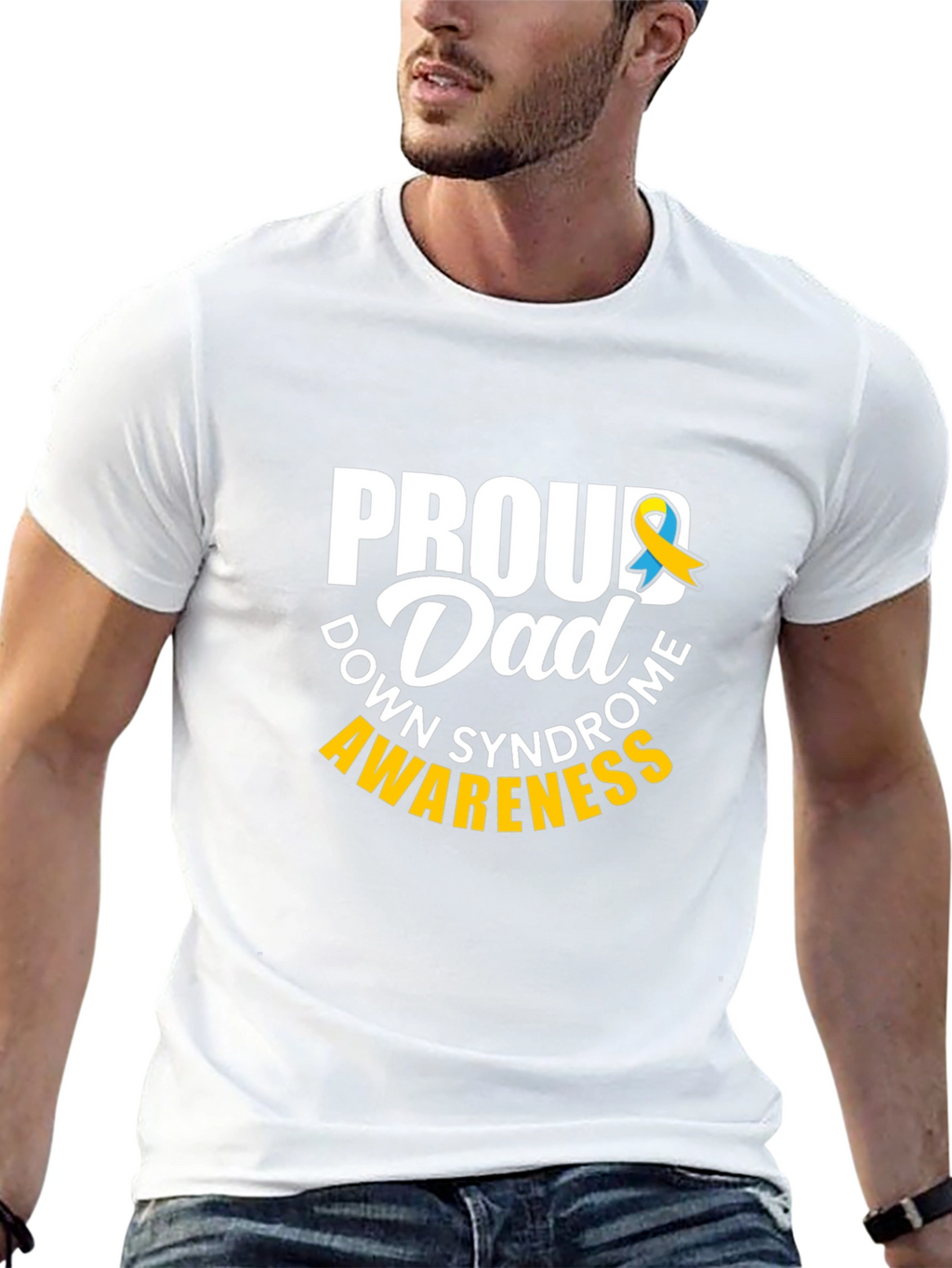 Proud Dad Down Syndrome Awareness T-Shirt
