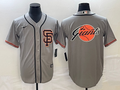 Men's San Francisco Giants Gray Road Replica Team Jerseys