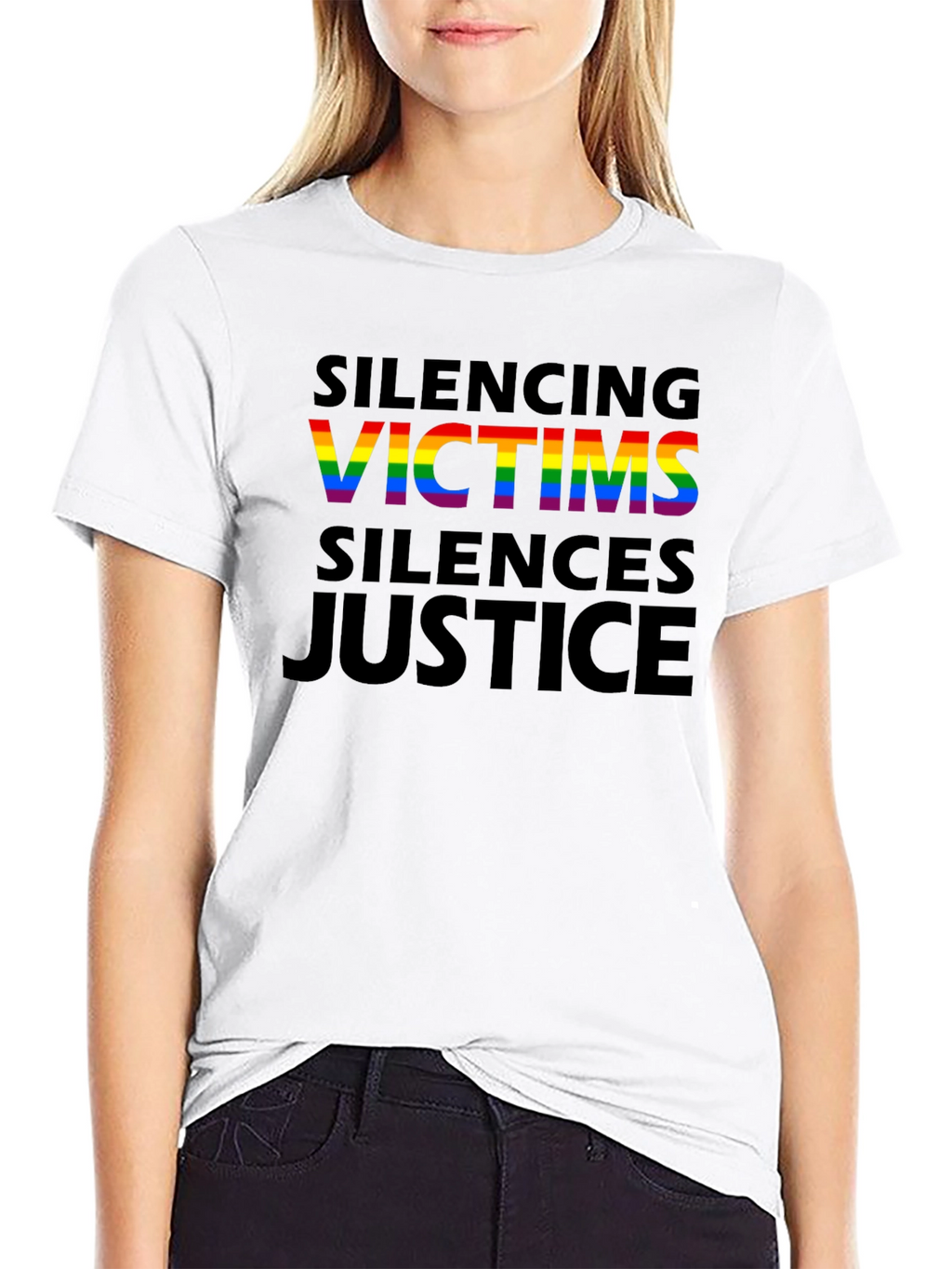 Silencing Victims Silences Justice Tee