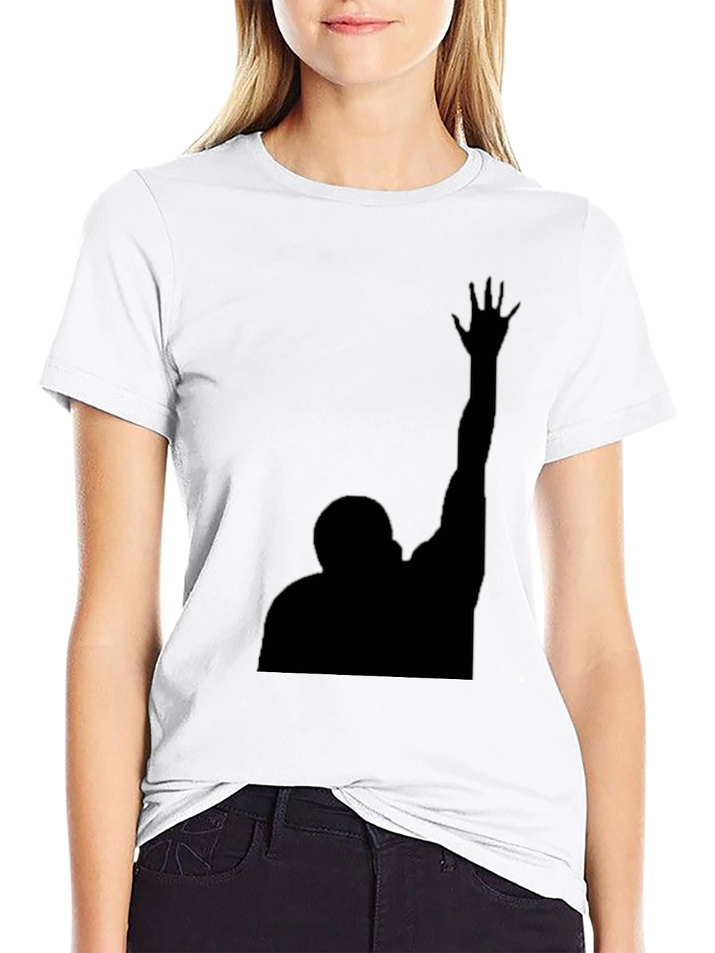 Silhouette Graphic Tee - Black