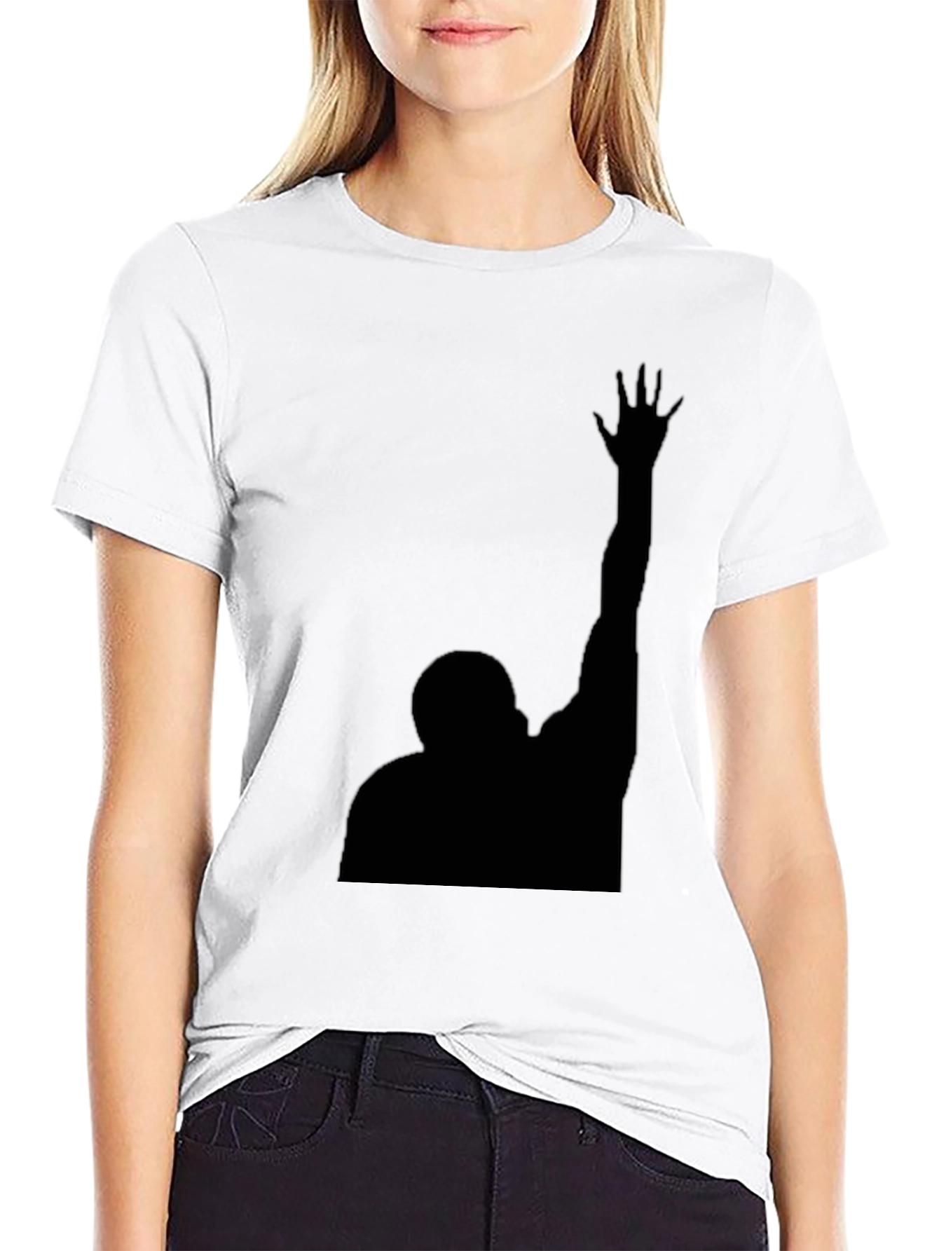 Silhouette Graphic Tee - Black