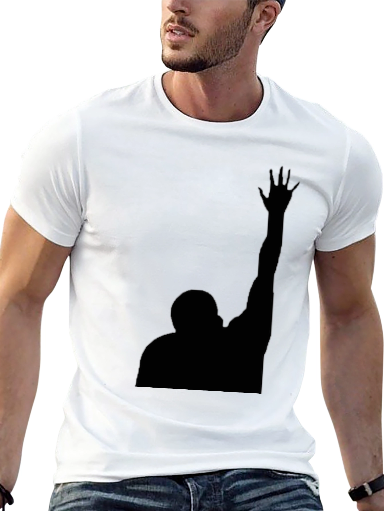 Silhouette Graphic Tee - Black