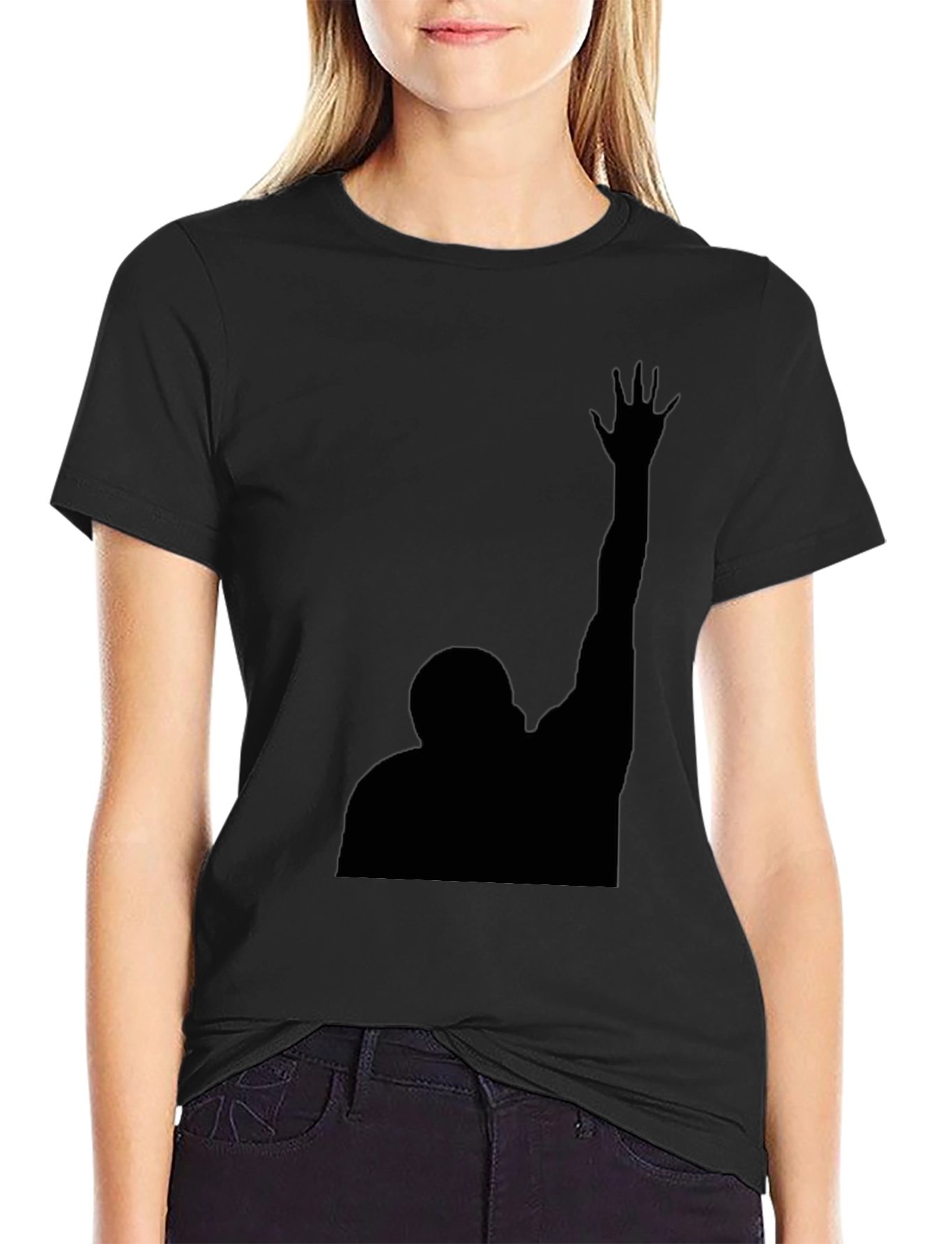 Silhouette Graphic Tee - Black