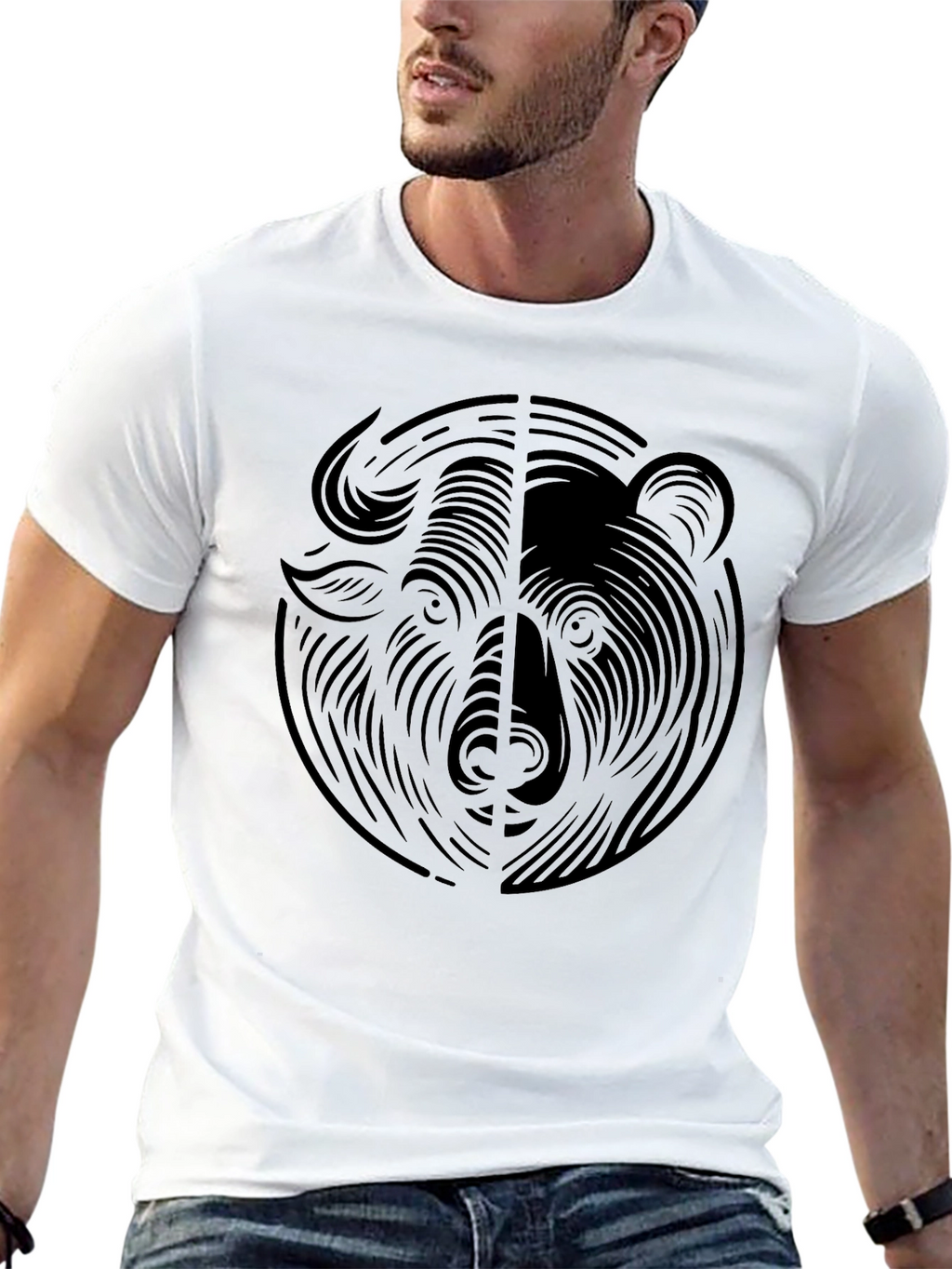 Bull and Bear T-Shirt - Market Design