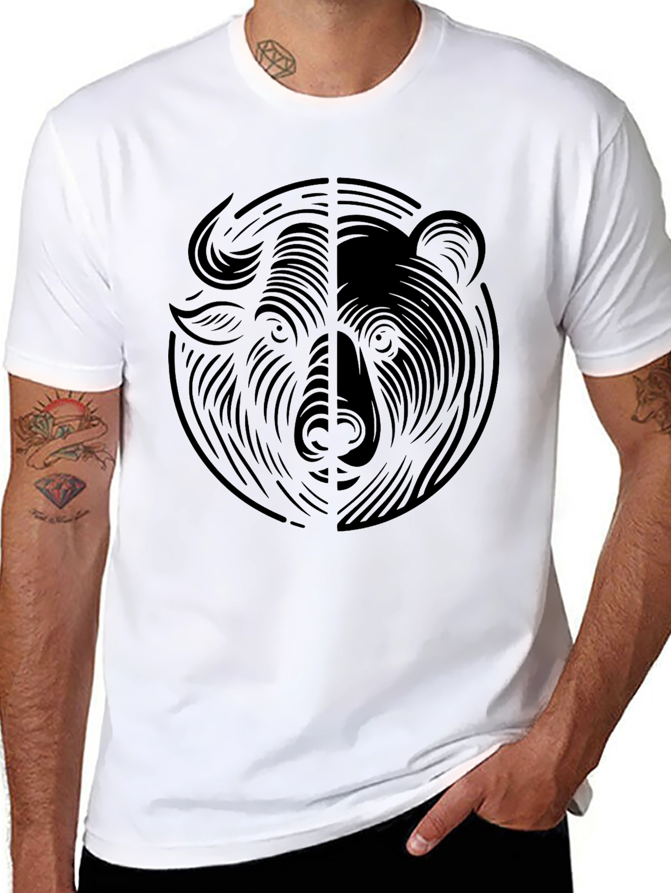 Bull and Bear T-Shirt - Market Design