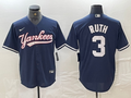 Men's New York Yankees Babe Ruth #3 Navy Limited Player Jerseys