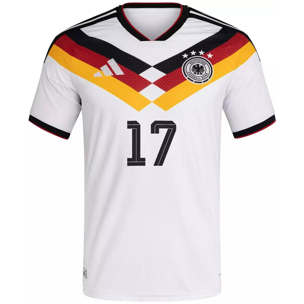 Wirtz #17 Germany Home Match Jersey Player Version World Cup 2026 Back