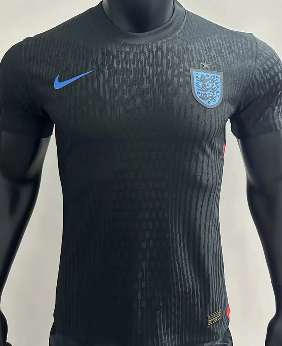 2025/26 England Away Black Player Version Soccer Jersey Front