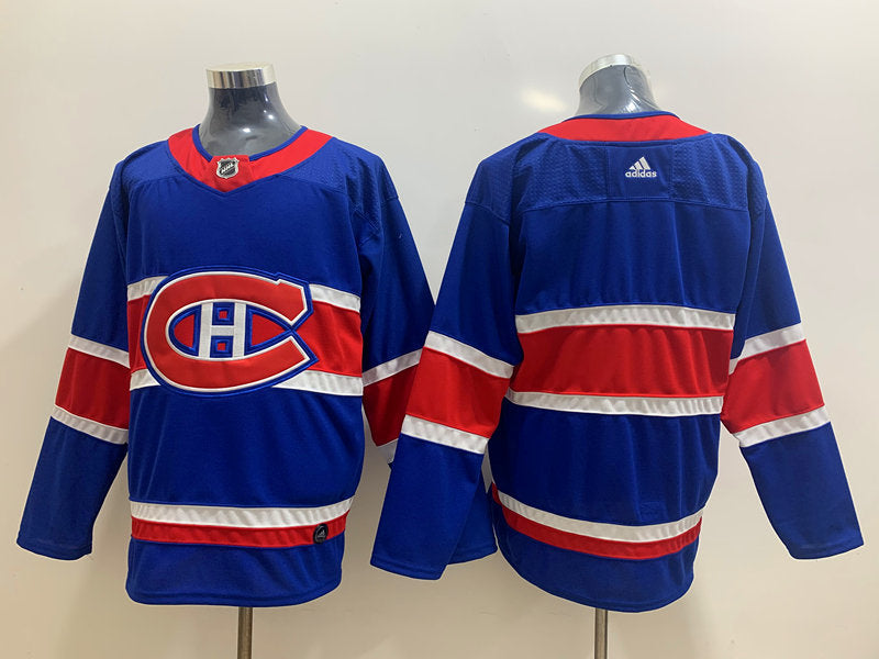 Men's Montreal Canadiens Light Blue Blank Jerseys