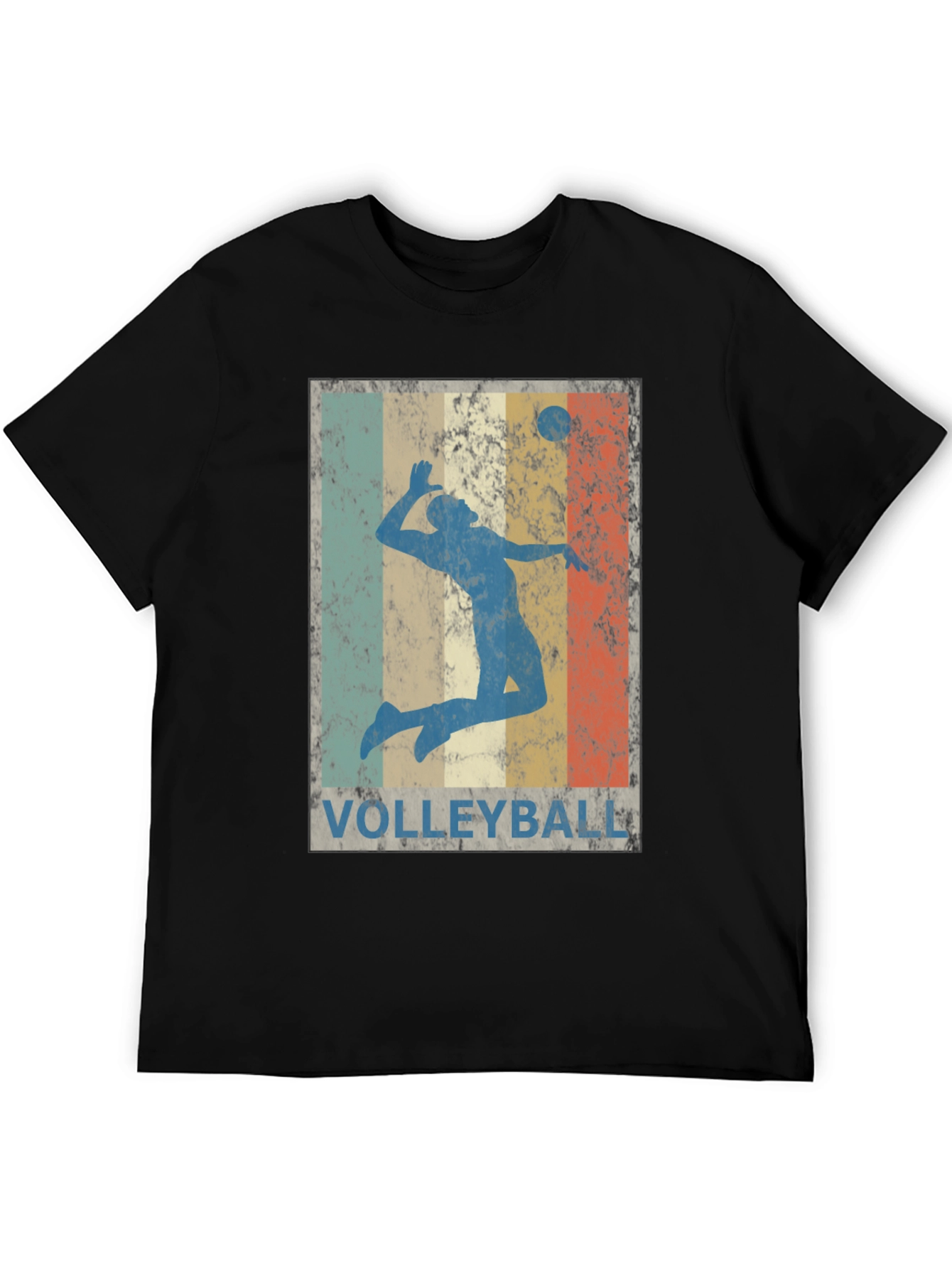 Retro Volleyball Graphic Tee - Stylish Sportswear