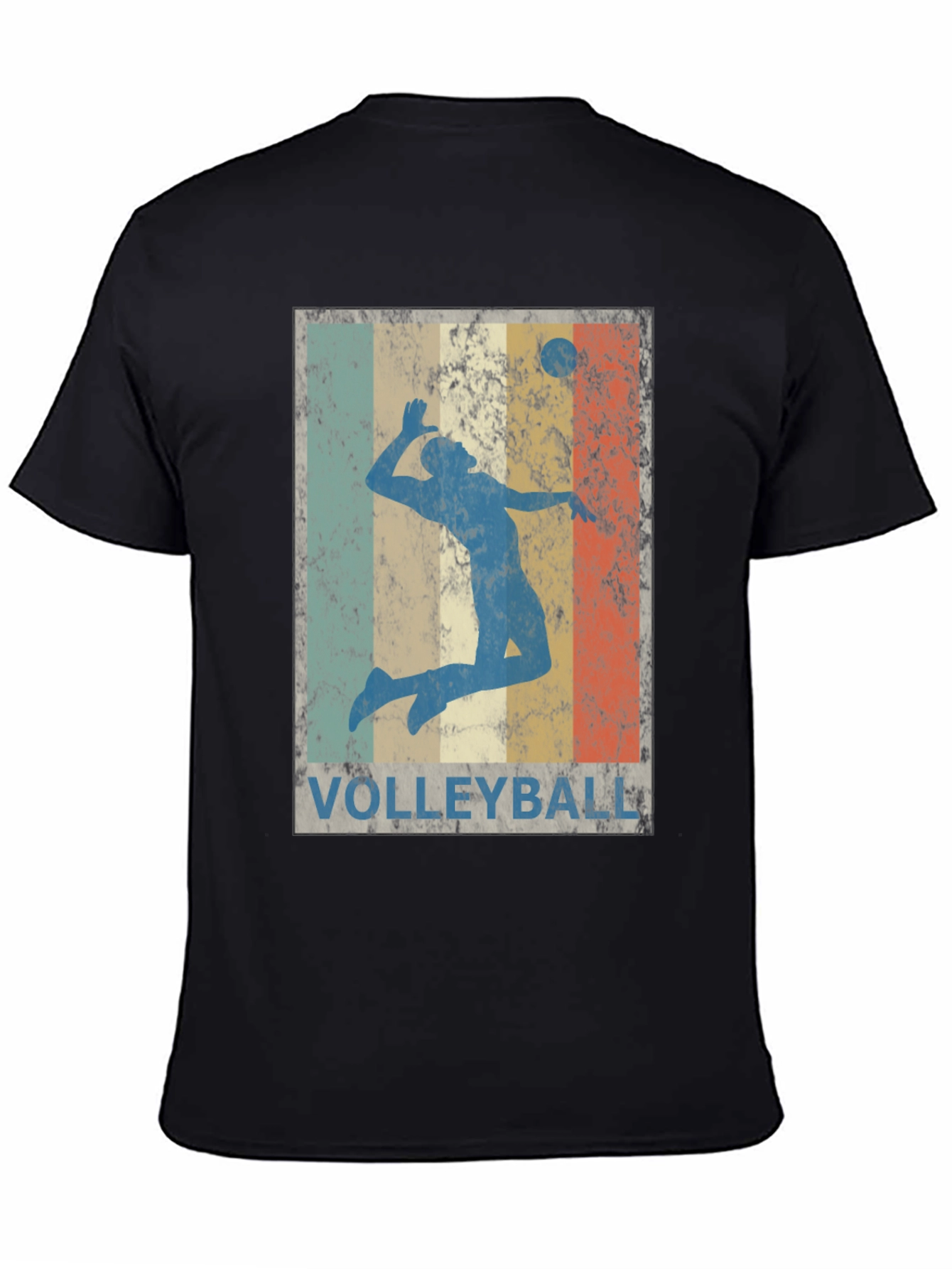 Retro Volleyball Graphic Tee - Stylish Sportswear