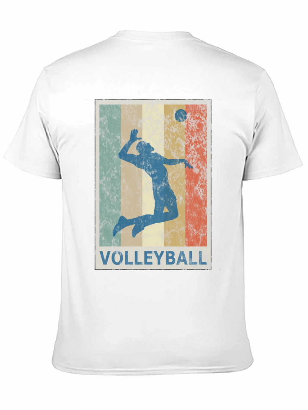 Retro Volleyball Graphic Tee - Stylish Sportswear