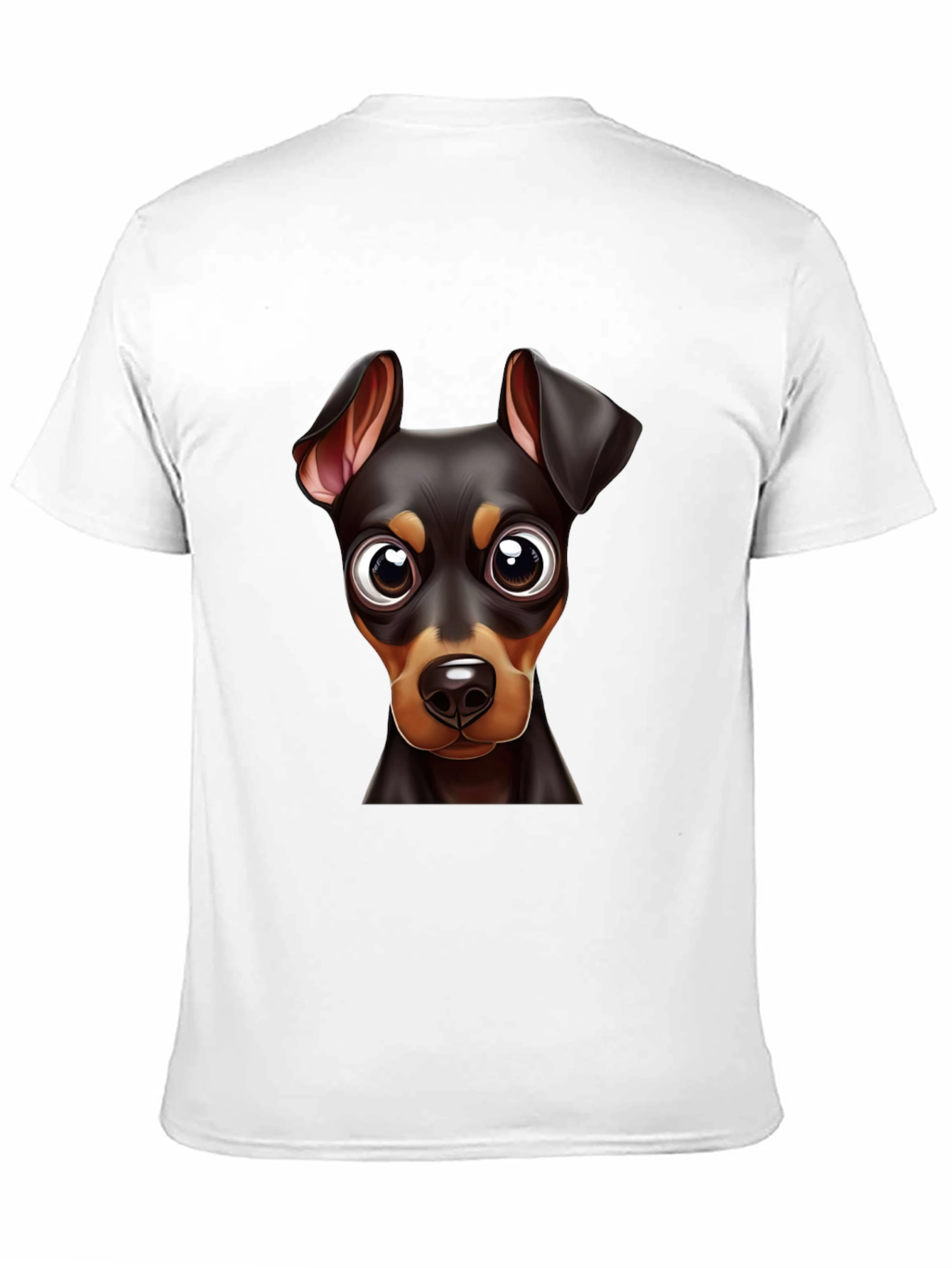 Dog Breed Graphic Print Tee - Black