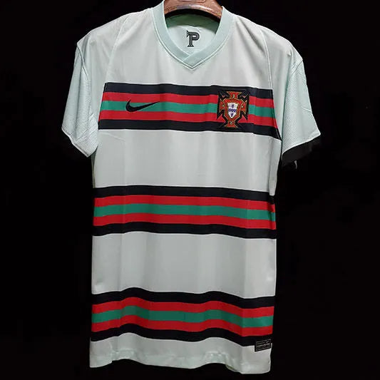 2020 Euro Portugal Away 1:1 Quality Fans Soccer Jersey Detail 4